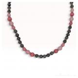 Christian Dior Bijoux Vintage Beaded Necklace with Crystal Spacers
