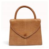 Yves Saint Laurent Vintage Tan Lizard Skin Handbag