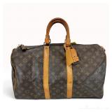 Louis Vuitton Monogram Keepall 45 Duffle Bag