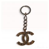 Chanel Gold-Tone Spring 1998 CC Logo Keychain