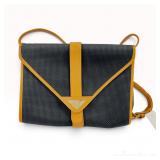 Yves Saint Laurent Vintage Woven Envelope Crossbody Bag