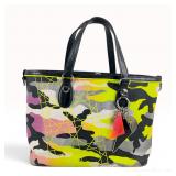Christian Dior x Anselm Reyle Camouflage Canvas Tote Bag