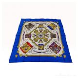 Hermes Joachim Metz Les Tambours Silk Scarf