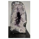 AMETHYST GEODE WITH POLISHED EDGES CATHEDRAL