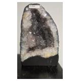 AMETHYST GEODE WITH POLISHED EDGES CATHEDRAL