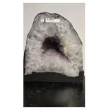 AMETHYST GEODE WITH POLISHED EDGES CATHEDRAL