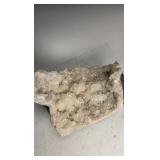 AN APOPHYLITE CRYSTAL CLUSTER PLATE. Nice clarity and color