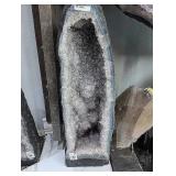 HIGHLY POLISHED AMETHYST GEODE. HUGE AND MAGNIFICENT