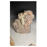 A VERY LARGE APOPHYLITE CRYSTAL CLUSTER. India.