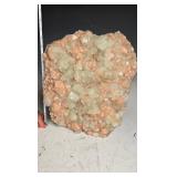 A VERY LARGE APOPHYLITE CRYSTAL CLUSTER. India.