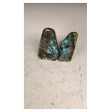 TWO POLISHED LABRADORITE FORMATIONS