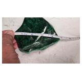 A HIGHLY POLISHED MALACHITE SPECIMEN