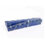 A POLISHED LAPIS LAZULI FORMATION.