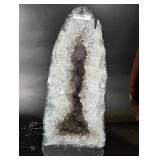AMETHYST CATHEDRAL GEODE WITH POLISHED EDGES
