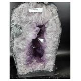 AMETHYST CATHEDRAL GEODE WITH POLISHED EDGES
