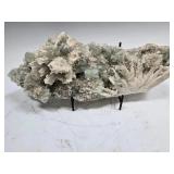 AN APOPHYLITE AND SCOLECITE SPECIMEN INDIA