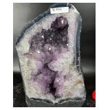 AMETHYST CATHEDRAL GEODE WITH POLISHED EDGES
