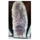 HIGHLY POLISHED AMETHYST GEODE. HUGE AND MAGNIFICENT