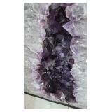 HIGHLY POLISHED AMETHYST GEODE. HUGE AND MAGNIFICENT
