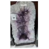 HIGHLY POLISHED AMETHYST GEODE. HUGE AND MAGNIFICENT