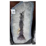 HIGHLY POLISHED AMETHYST GEODE. HUGE AND MAGNIFICENT
