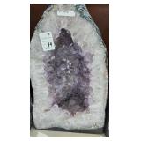 HIGHLY POLISHED AMETHYST GEODE. HUGE AND MAGNIFICENT