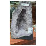 AMETHYST GEODE. INCREDIBLE COLOR, POLISHED EDGES