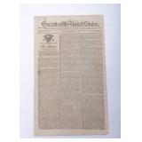 THE UNITED STATES GAZETTE - SEPTEMBER 11, 1790 WASHINGTON/HEBREW CONGREGATION