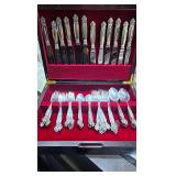 GEORG JENSEN STERLING SILVER SERVICE FOR 12. ACANTHUS. WITH SERVING PIECES