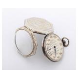 A14K  POCKET WATCH BY THE AMERICAN WALTHAM WATCH COMPANY.