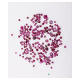 A ROUND CUT RUBY