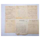 A COLLECTION OF 40 LETTERS FROM VARIOUS REBBEIM AND COMMUNITY LEADERS TO RABBI YOSEF CHAIM SONNENFEL