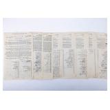 A LARGE COLLECTION OF OVER 50 PAGES, DOCUMENTS AND PETITIONS FROM BRITISH MANDATE PALESTINE - JERU