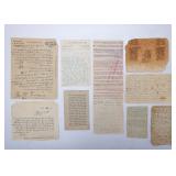A COLLECTION OF VARIOUS JEWISH ANTIQUE DOCUMENTS, MANUSCRIPTS AND FRAGMENTS. Early 20th century and