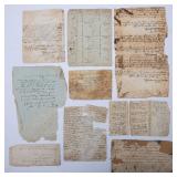 A COLLECTION OF VARIOUS JEWISH ANTIQUE DOCUMENTS AND MANUSCRIPTS. Mid 20th century and earlier. Moro