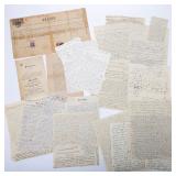 A COLLECTION OF YIDDISH AND HEBREW CORRESPONDENCES. Worldwide, mainly in the early 20th century. Inc