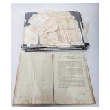 A MASSIVE COLLECTION OF ITALIAN RECEIPTS AND DOCUMENTS. Consisting of over 100 hand written and prin