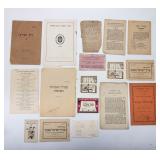 A LARGE COLLECTION OF EARLY PALESTINE, EARLY ISRAEL,  MOROCCO AND EUROPEAN EPHEMERA.