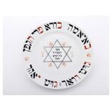 A CERAMIC HAVDALAH PLATE. Bavaria, c. 1920.