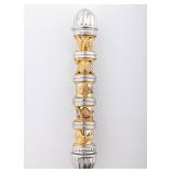 A STERLING SILVER MEZUZAH BY SWED MASTER SILVERSMITHS.