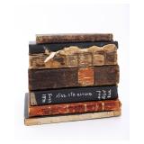 A COLLECTION OF SEVEN ANTIQUE JEWISH SEFORIM. Europe, 19th century.