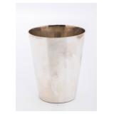A STERLING SILVER KIDDUSH CUP BY MICHAEL ENDE. Jerusalem, c. 1990