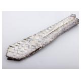 A STERLING SILVER LULAV HOLDER BY NETAFIM.