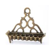 A BRASS HANUKKAH LAMP. Poland, c. 1890