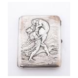 A SILVER CIGARETTE CASE. Moscow, first quarter 20th century.