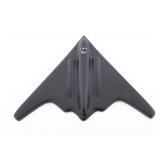 A HEAVY COPPER MEZUZAH IN THE SHAPE OF A B-2 BOMBER. Israel, modern