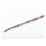 A STERLING SILVER TORAH POINTER. Probably Israel, c. 1960