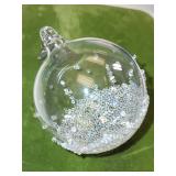 swarovski christmas tree ball ornament 2 1/4'
