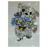 swarovski kris bear forget me not crystal