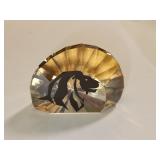 lion king swarovski paperweight golden shadow